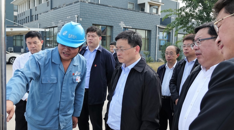 市委副書記、市長于海田來公司調(diào)研重大項(xiàng)目建設(shè)情況